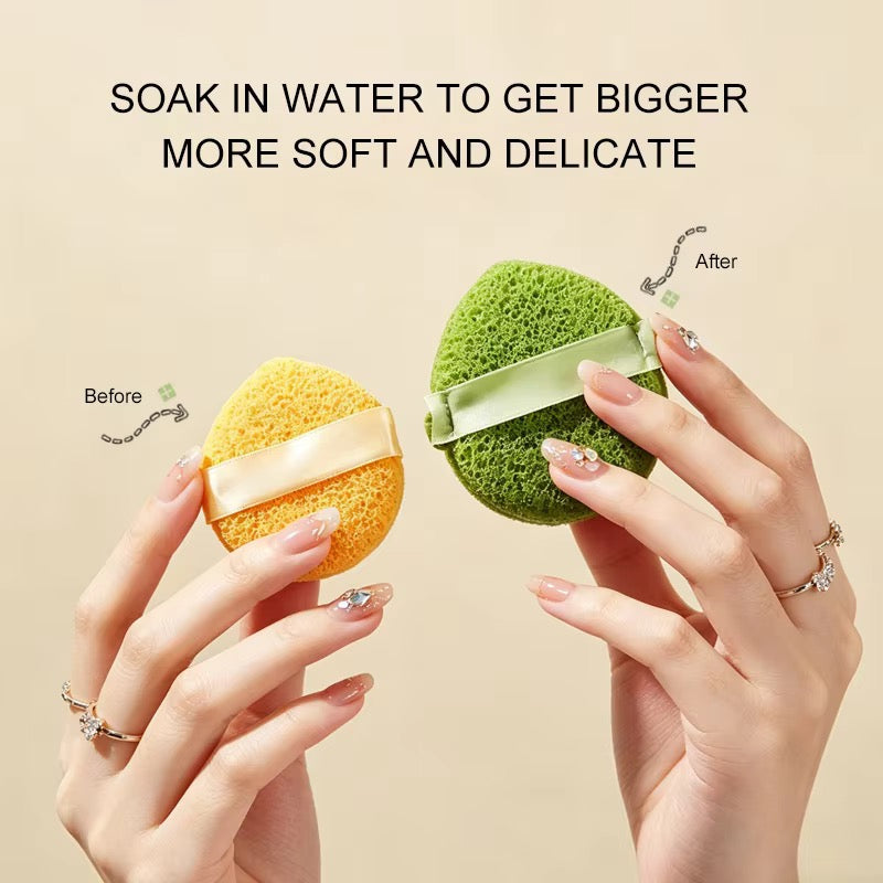 2pcs Mini Face Cleaning Sponge
