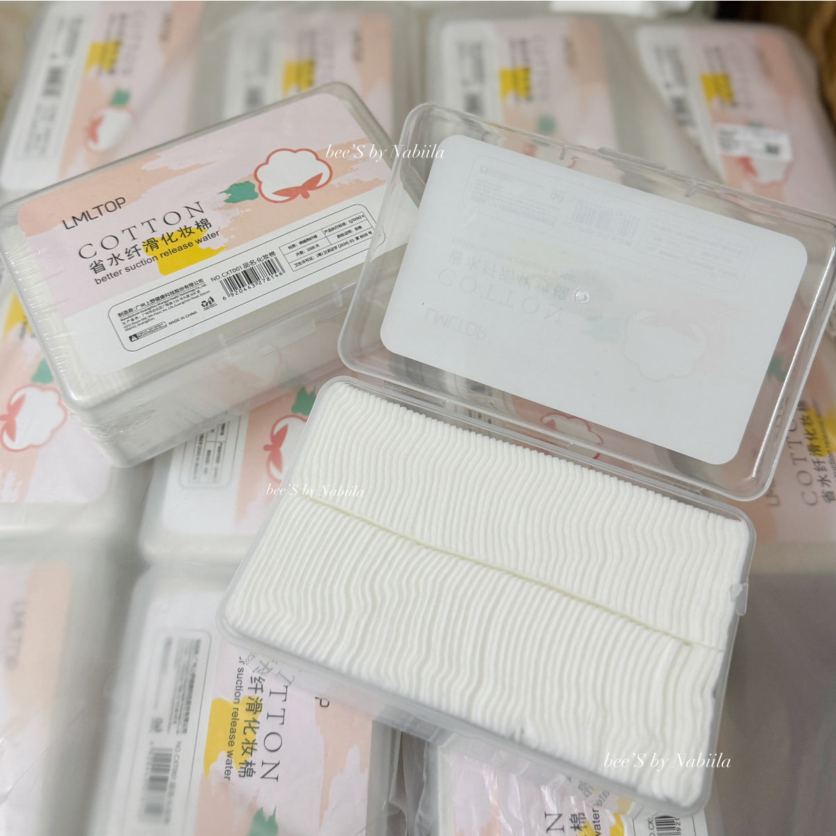 1000pcs Single Layered Cotton Pads