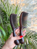 17 Teeth Dark Sandalwood Hair Comb