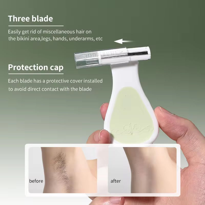 2pcs/Set Mini Body Shaving Razor
