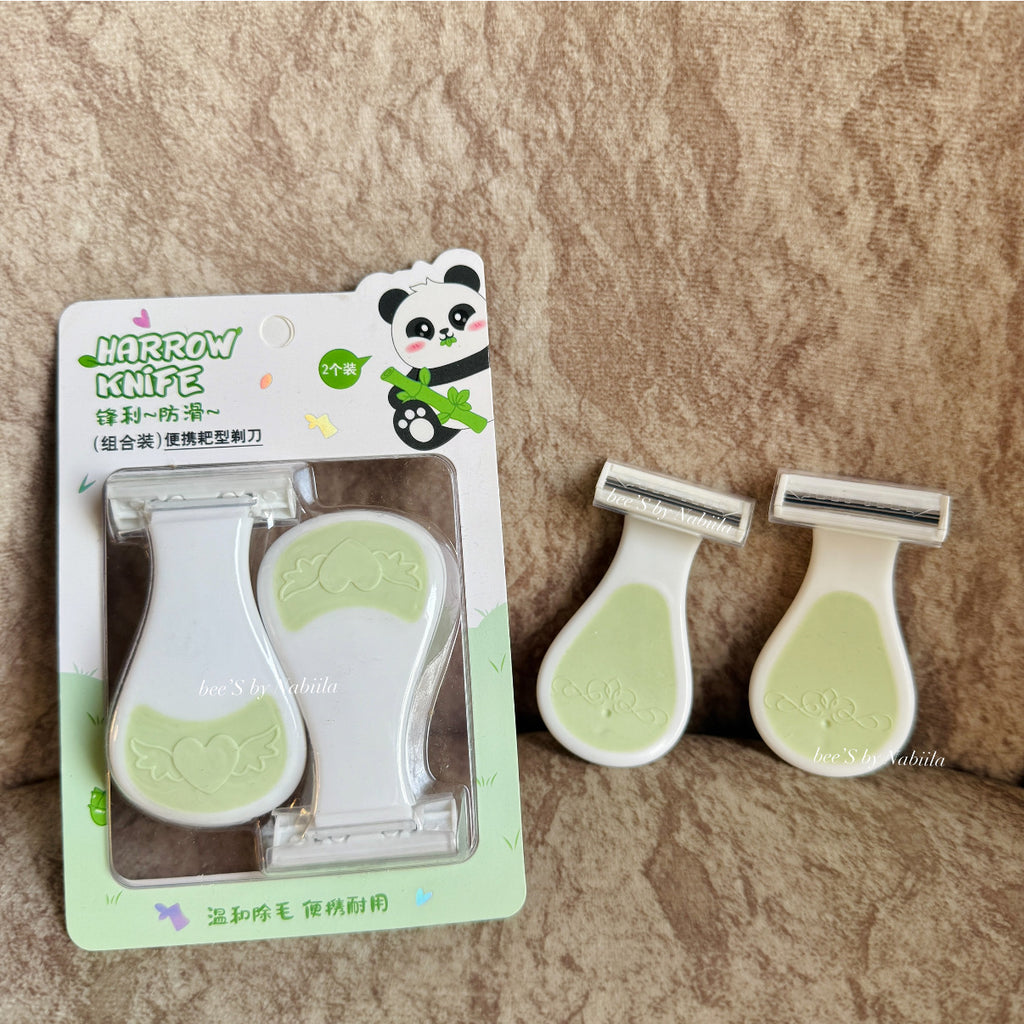 2pcs/Set Mini Body Shaving Razor