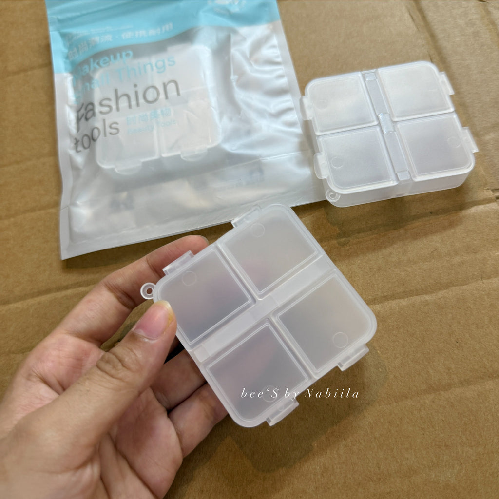 4 Compartment Plastic Organizer Box (Small Size)