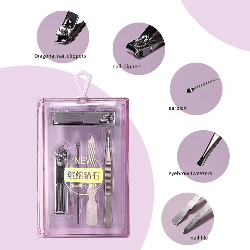 5pcs/Set Manicure Pedicure Set