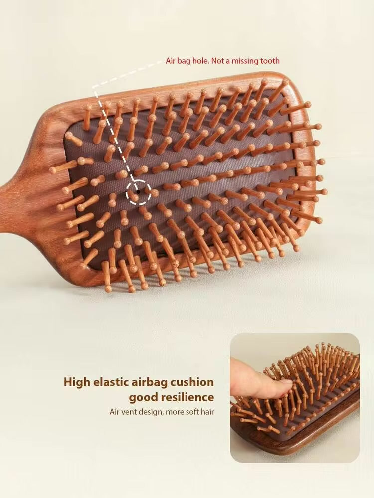 Natural Sandalwood Hair Brush