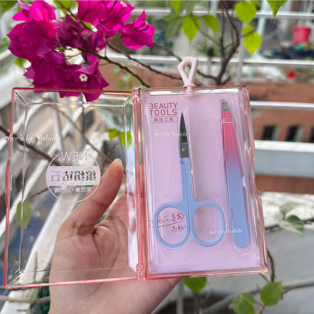 Eyebrow Scissor & Tweezer Set