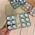 6 Pairs Colorful Lens Storage Kit