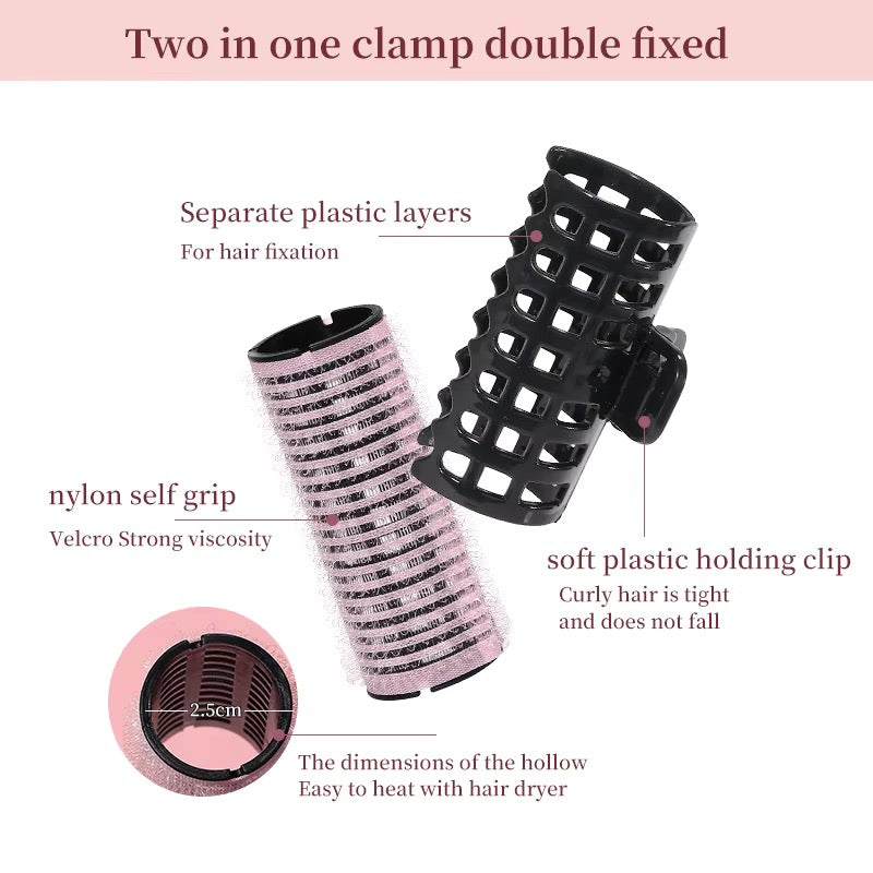 3pcs Hair Roller Set (Black)