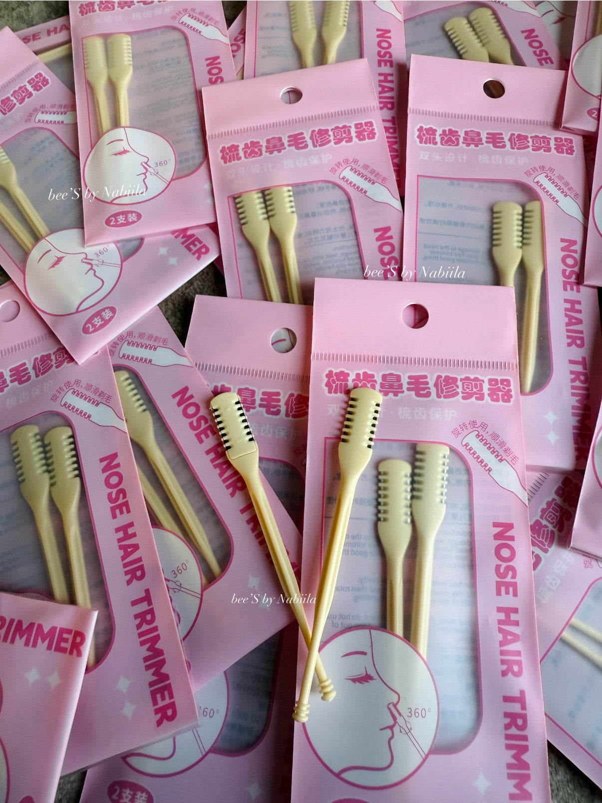 2pcs/Set Nose Hair Trimmer