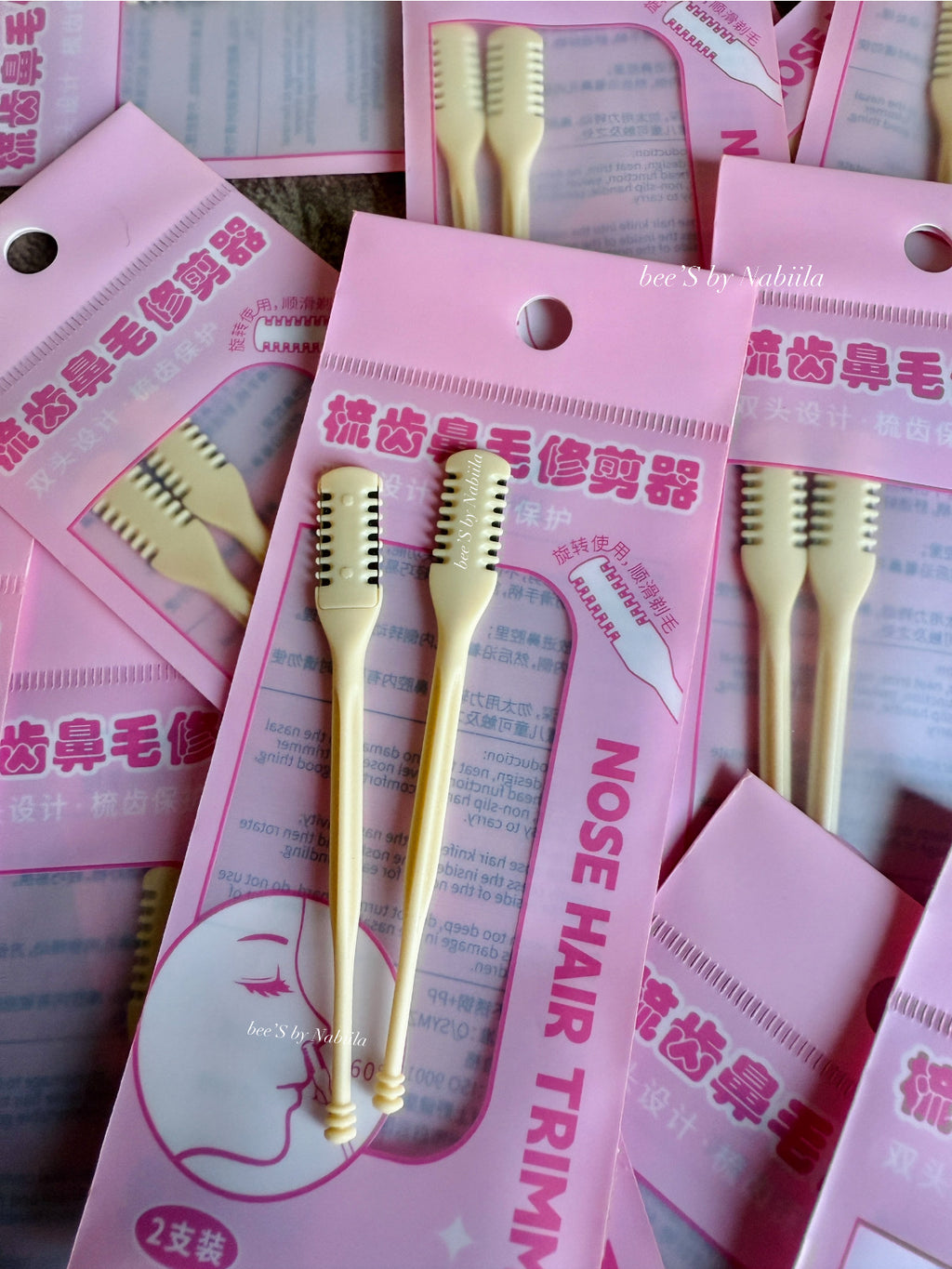 2pcs/Set Nose Hair Trimmer
