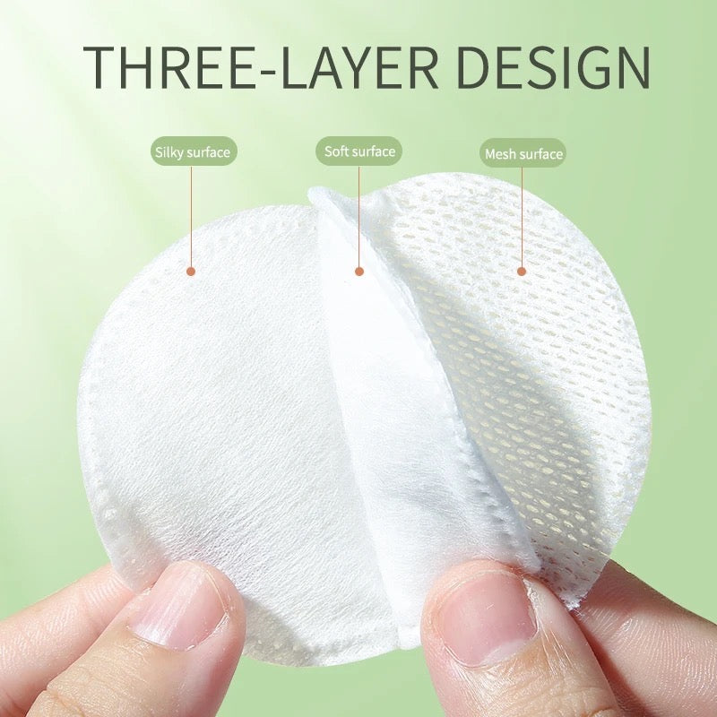 80pcs Round Soft Makeup Remover Cotton Pads