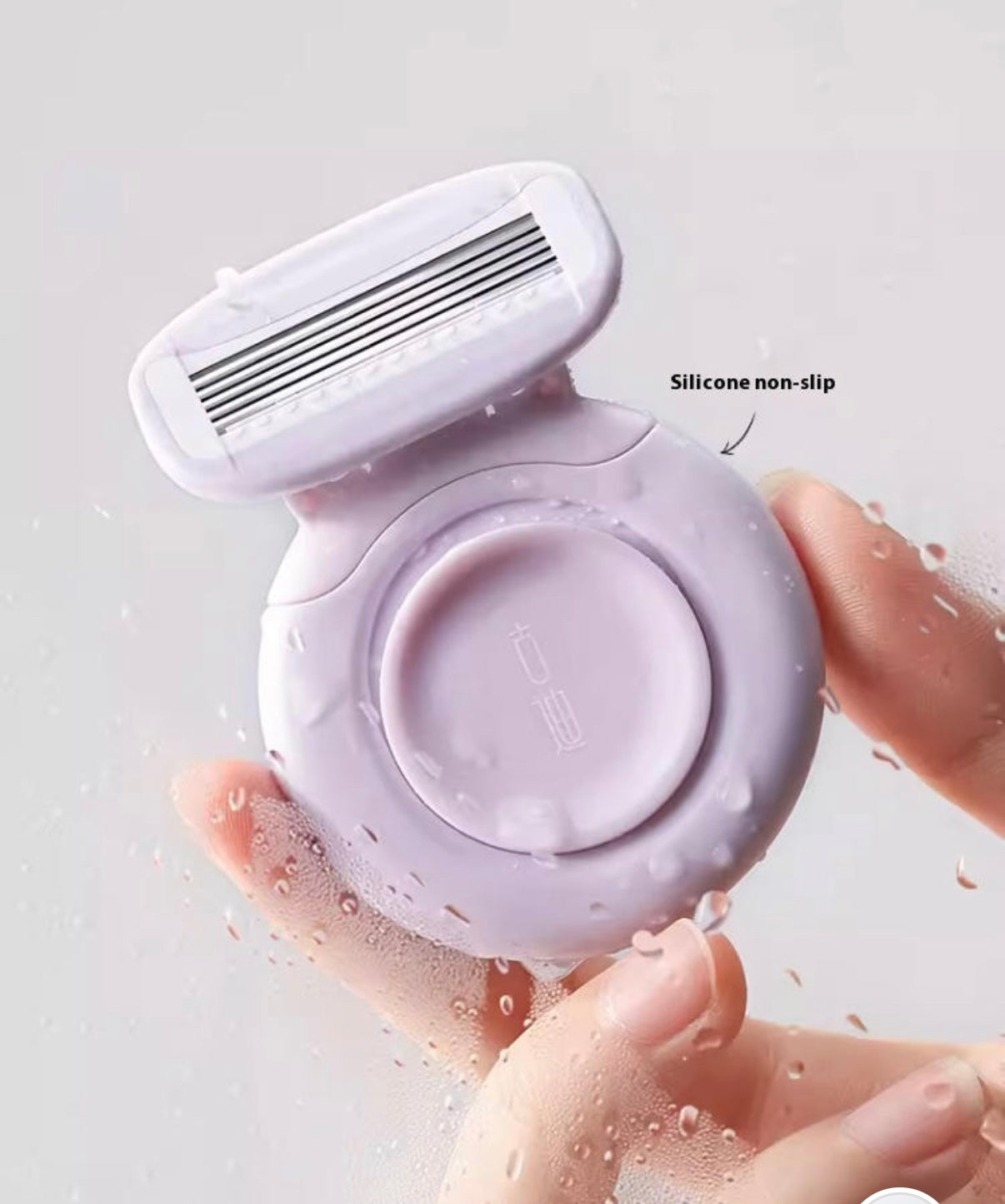 45 Degree Floating Head Mini Body Shaving Razor Set with 2 Extra blades