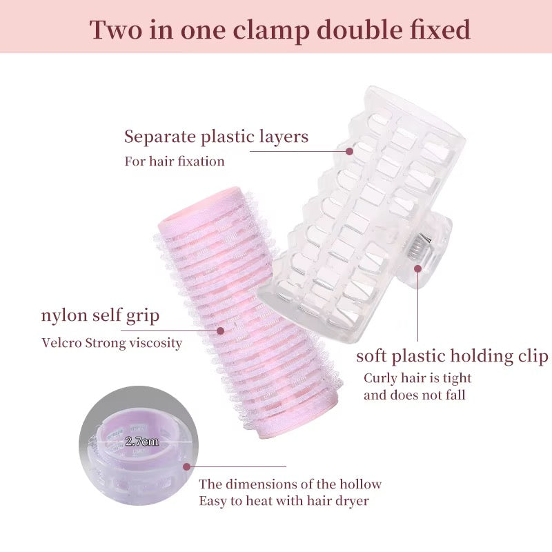 3pcs Hair Roller Set (Purple)