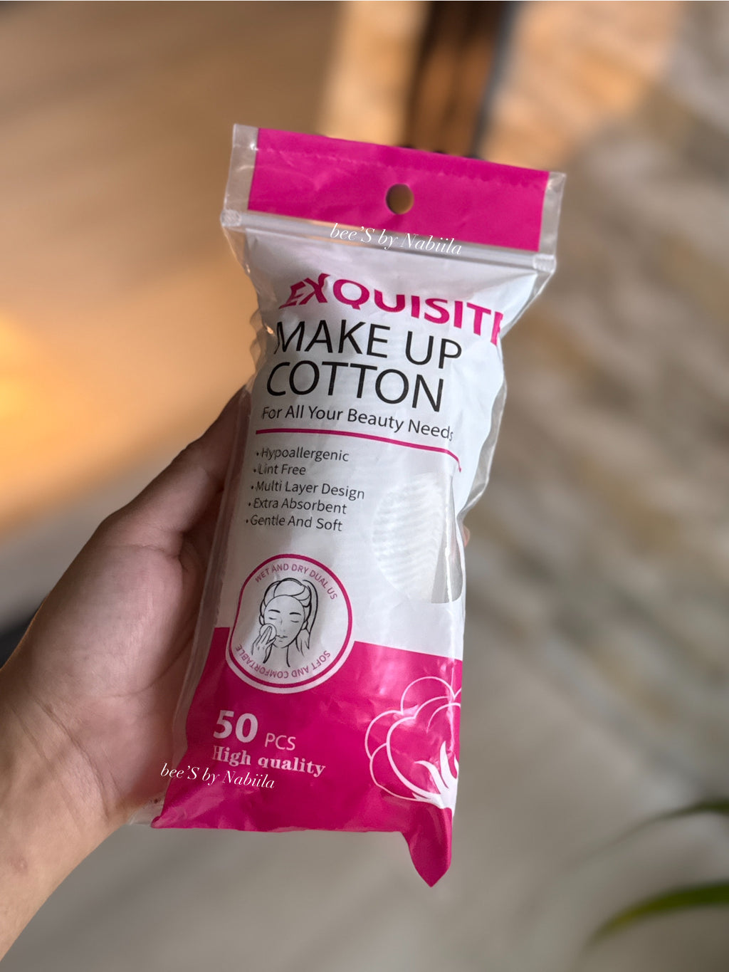 50pcs Round Soft Makeup Remover Cotton Pads