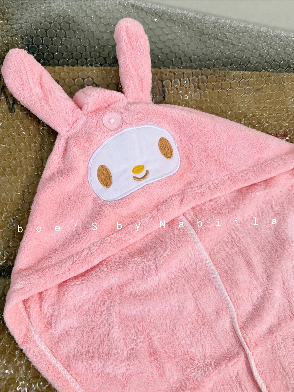 Microfiber Hair Towel (Pink)