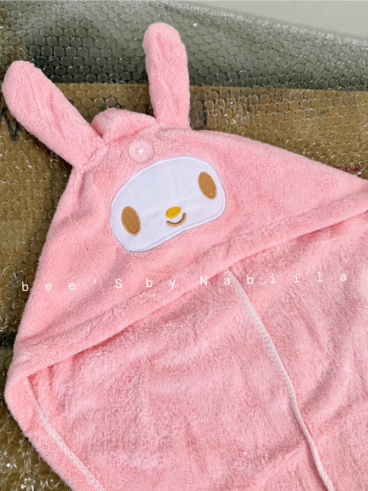 Microfiber Hair Towel (Pink)