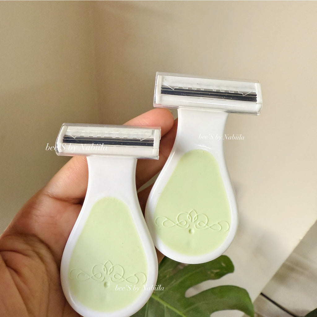 2pcs/Set Mini Body Shaving Razor
