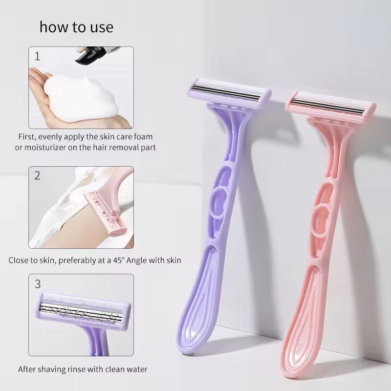 2pcs/Set Body Shaving Razor