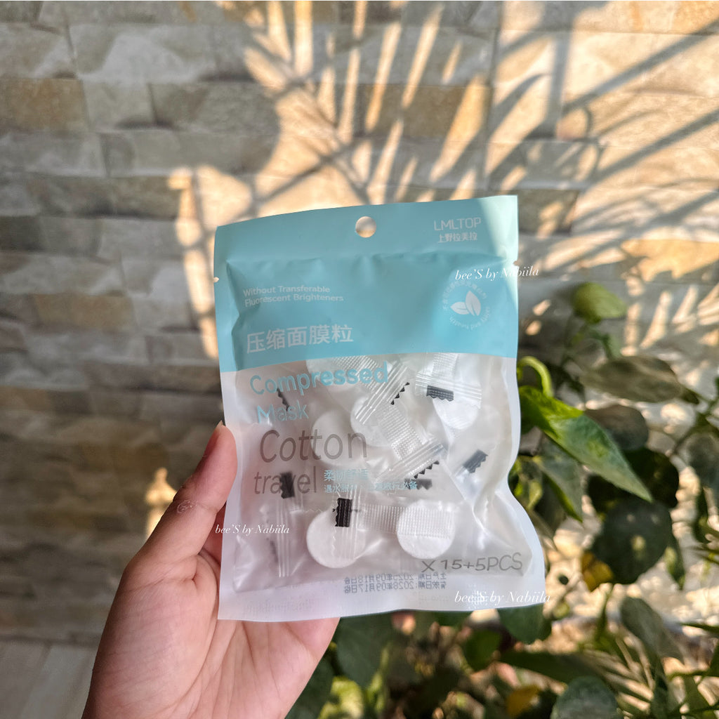 20pcs Compressed Facial Cotton Mask Sheets