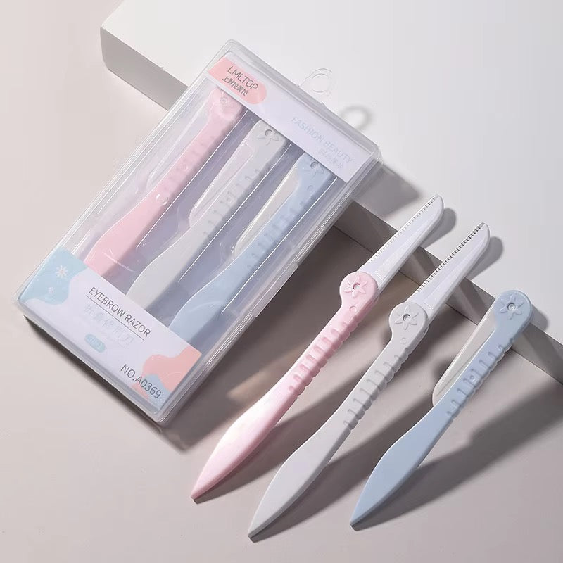 3pcs Facial Razor Set