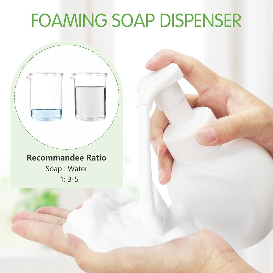 300mL Foamer Pump Bottle (White)