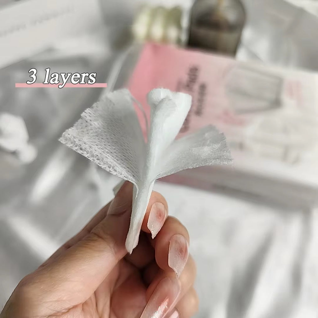 230pcs Double-Side Square Makeup Remover Cotton Pads