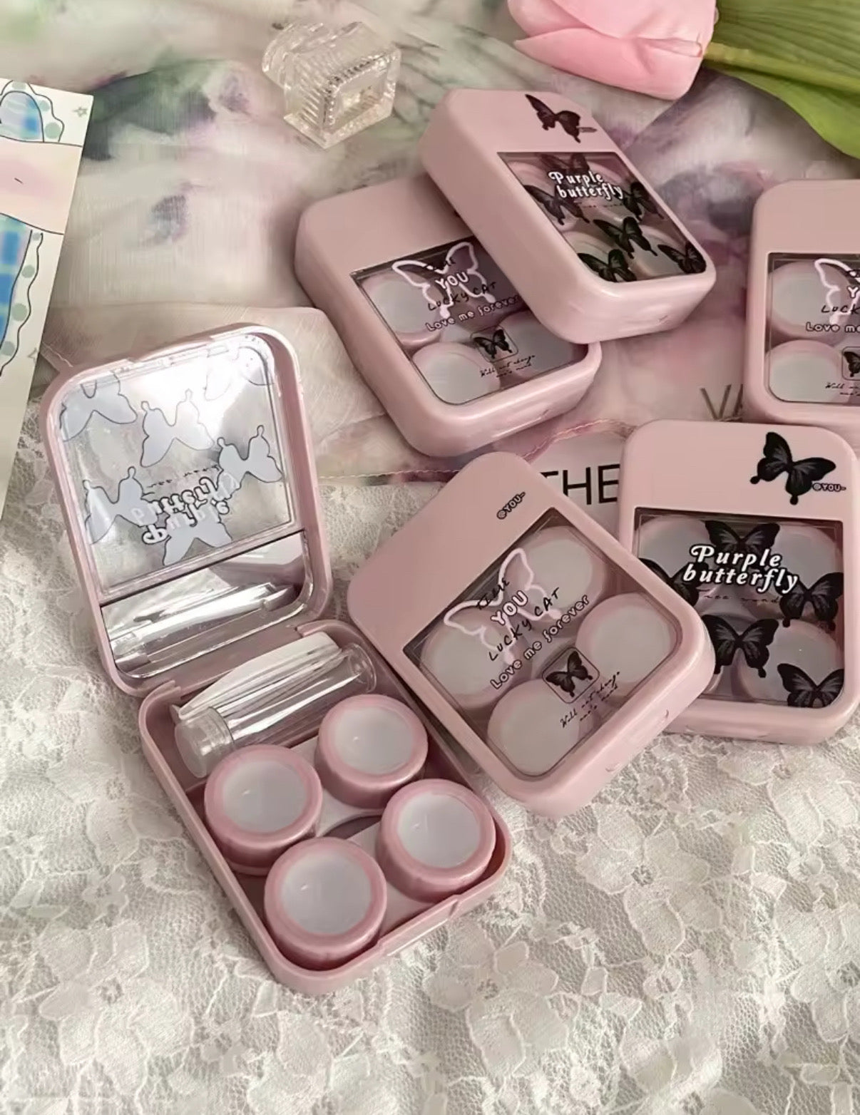 2 Pairs Lens Storage Kit