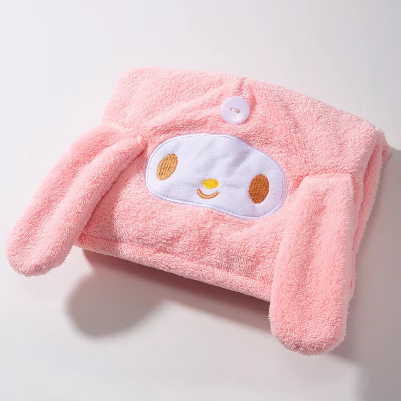 Microfiber Hair Towel (Pink)