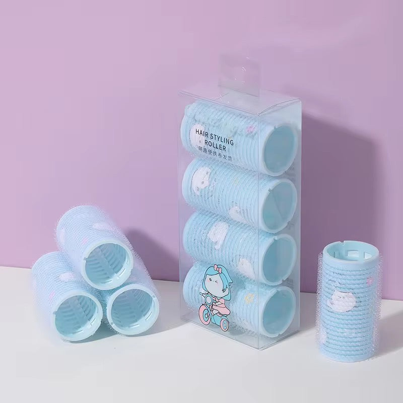 4𝙥𝙘𝙨 𝙃𝙖𝙞𝙧 𝙍𝙤𝙡𝙡𝙚𝙧 𝙎𝙚𝙩 (𝘽𝙡𝙪𝙚)