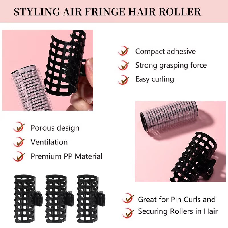 3pcs Hair Roller Set (Black)