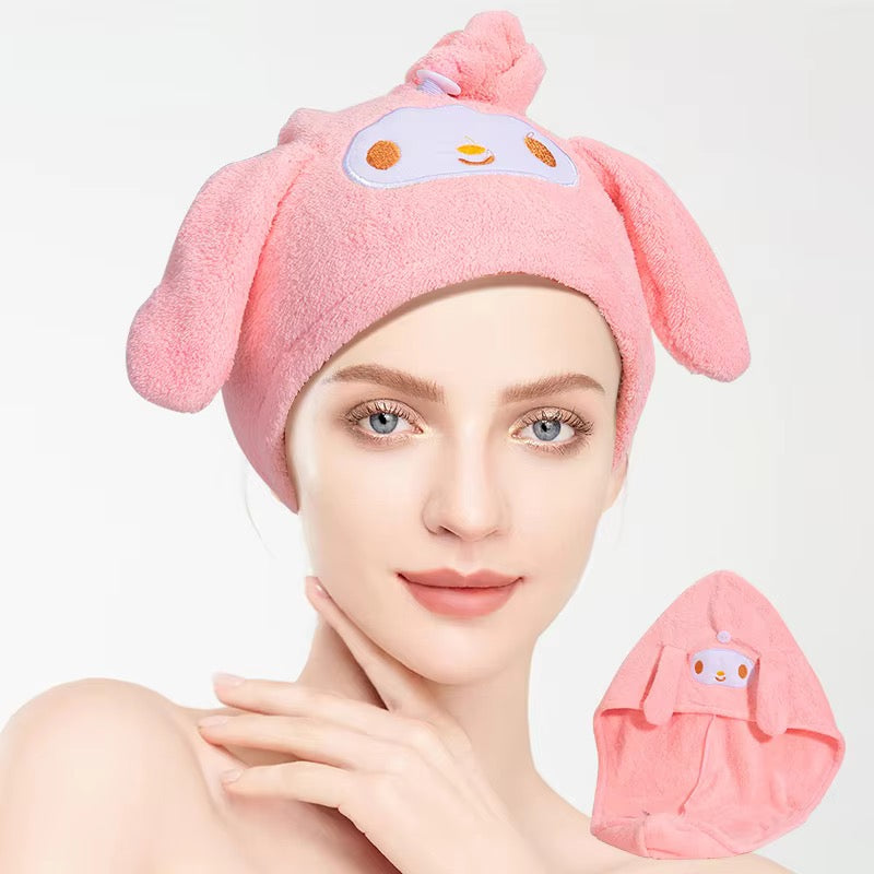 Microfiber Hair Towel (Pink)