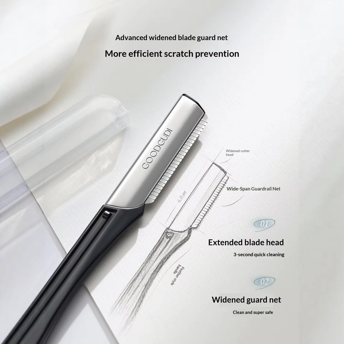 2pcs/Set Facial Hair Removal Razor
