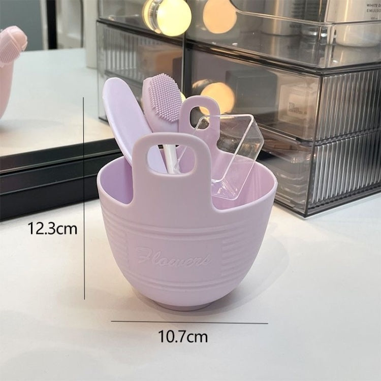 4-in-1 Silicone Facial Mask Mixing Bowl Set