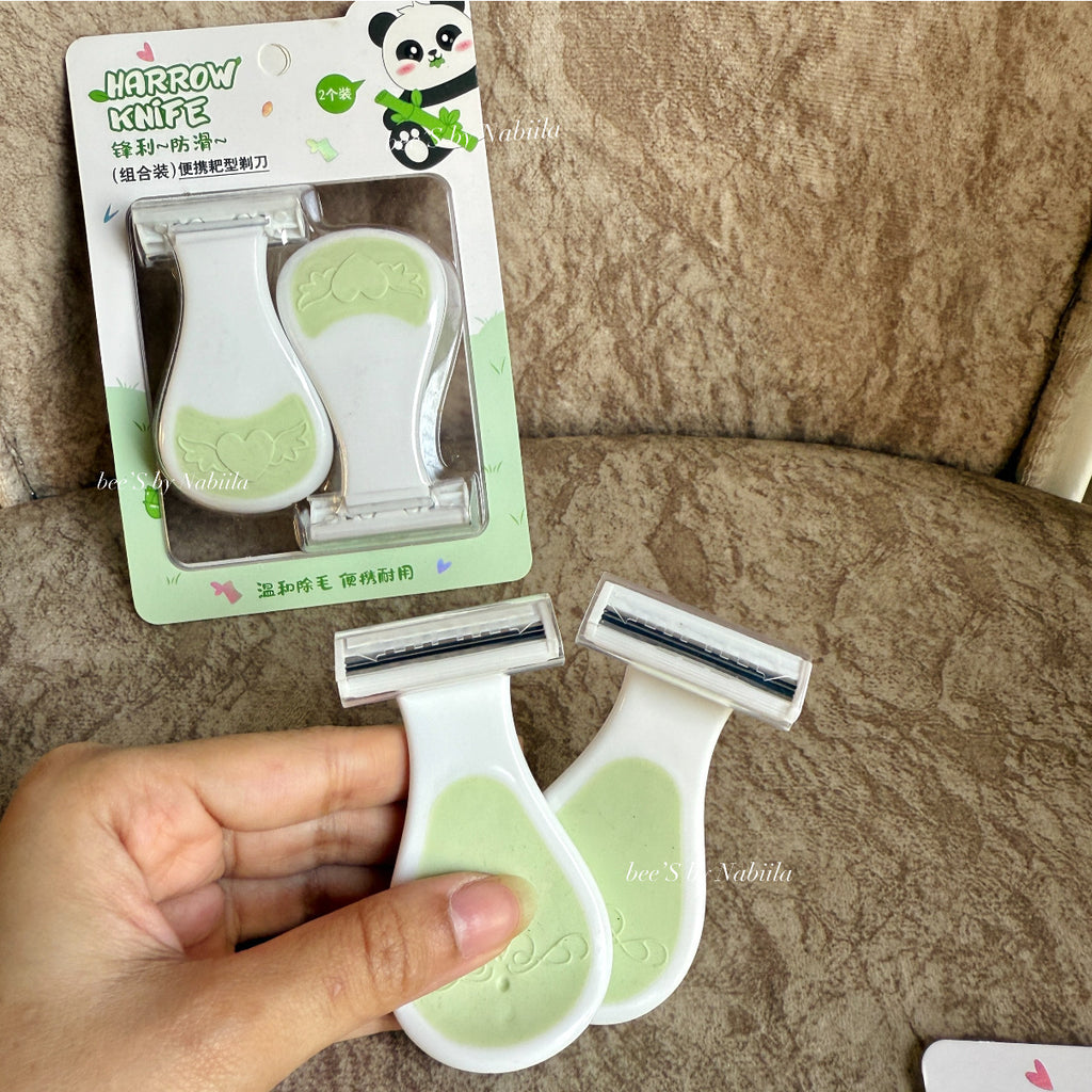 2pcs/Set Mini Body Shaving Razor