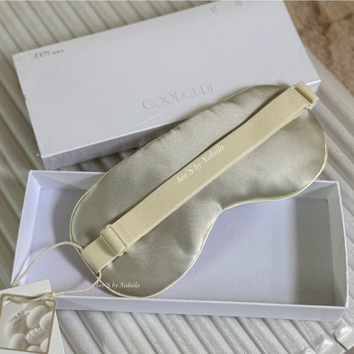 100% Pure Mulberry Silk Sleeping Eye Mask.