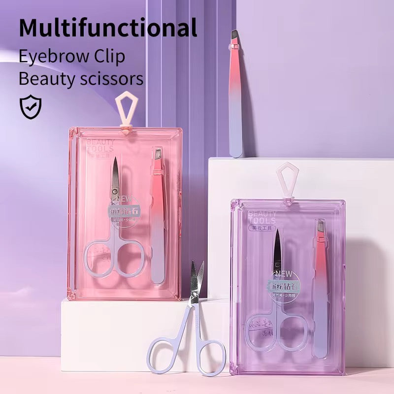 Eyebrow Scissor & Tweezer Set