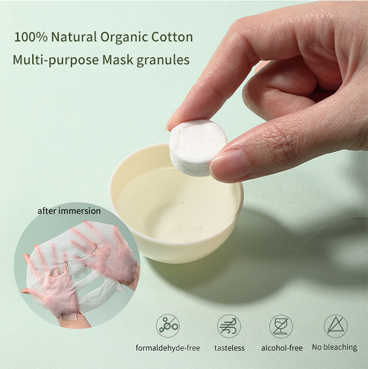 50pcs Compressed Facial Cotton Mask Sheets