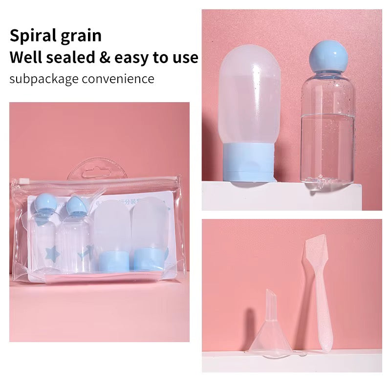 6IN1 Empty Travel Kit Set