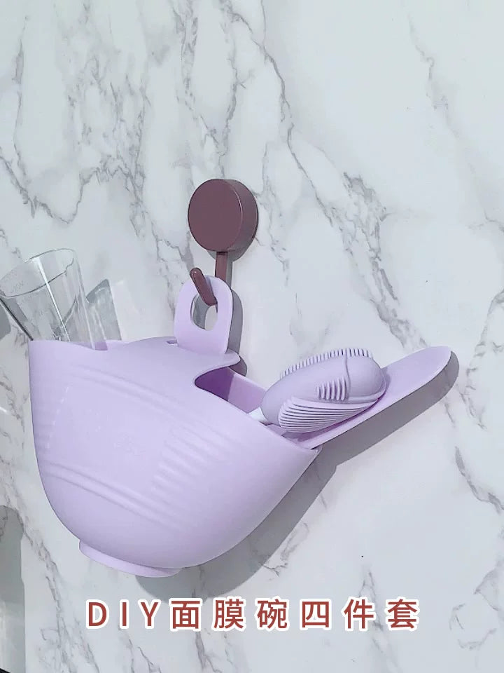 4-in-1 Silicone Facial Mask Mixing Bowl Set