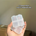 4 Compartment Plastic Organizer Box (Small Size)