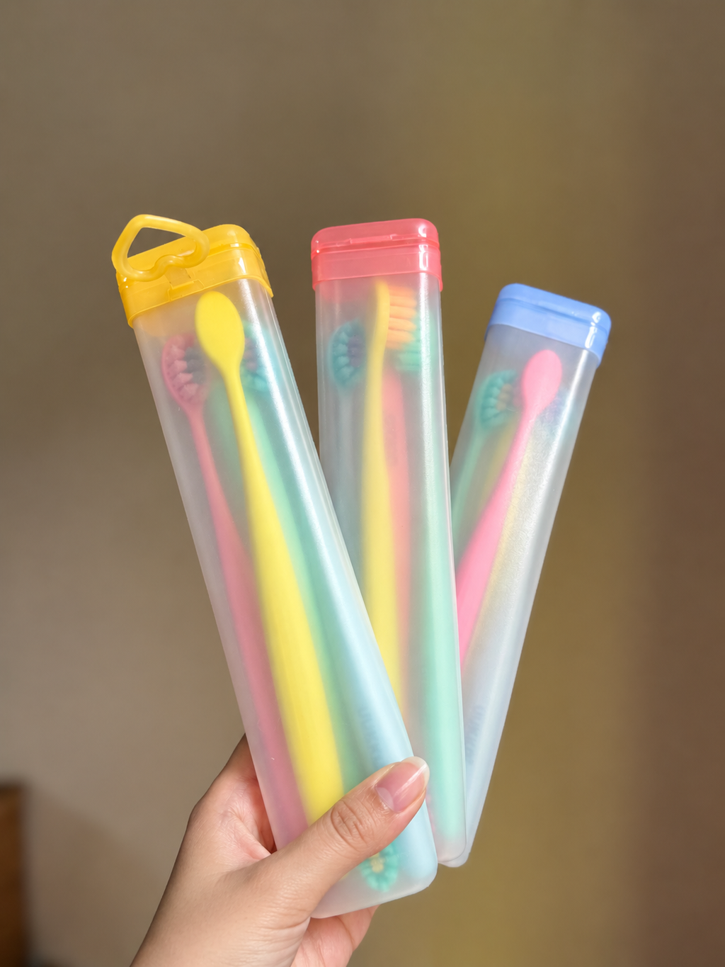 4pcs ToothBrush with Storage Box